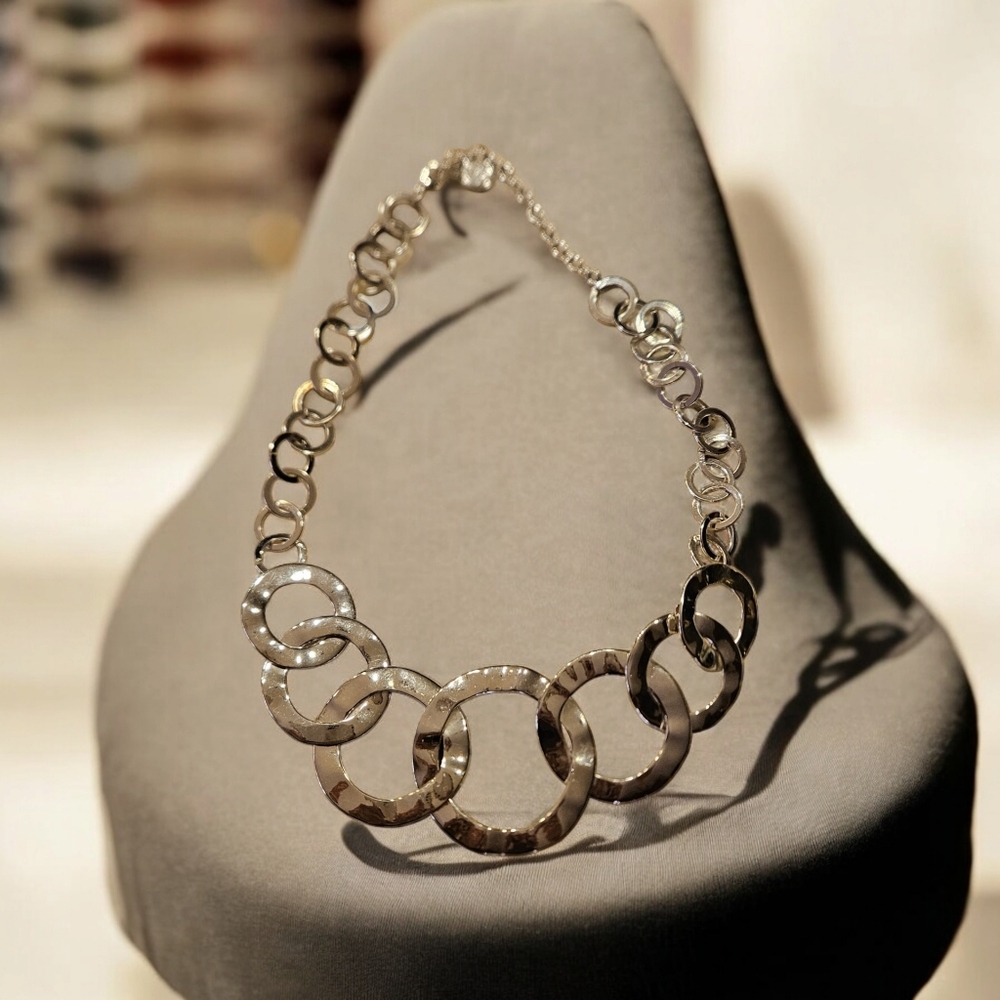 Dana Buchman Gold-Tone Circle Necklace